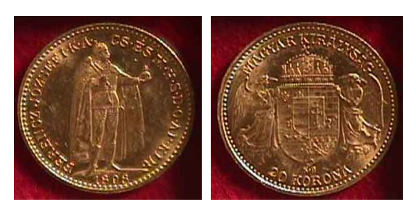 Franz Joseph I 20 Korona 1898