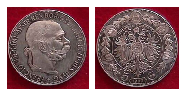 Franz Joseph I 5 Kronen